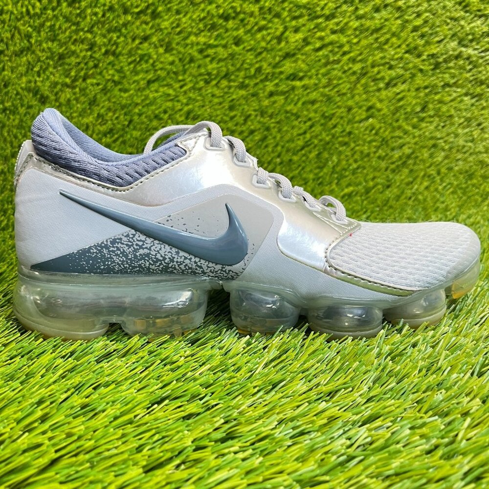 Nike Air VaporMax GS Boys Size 6.5Y Wolf Gray Athletic Running Shoes Sneakers